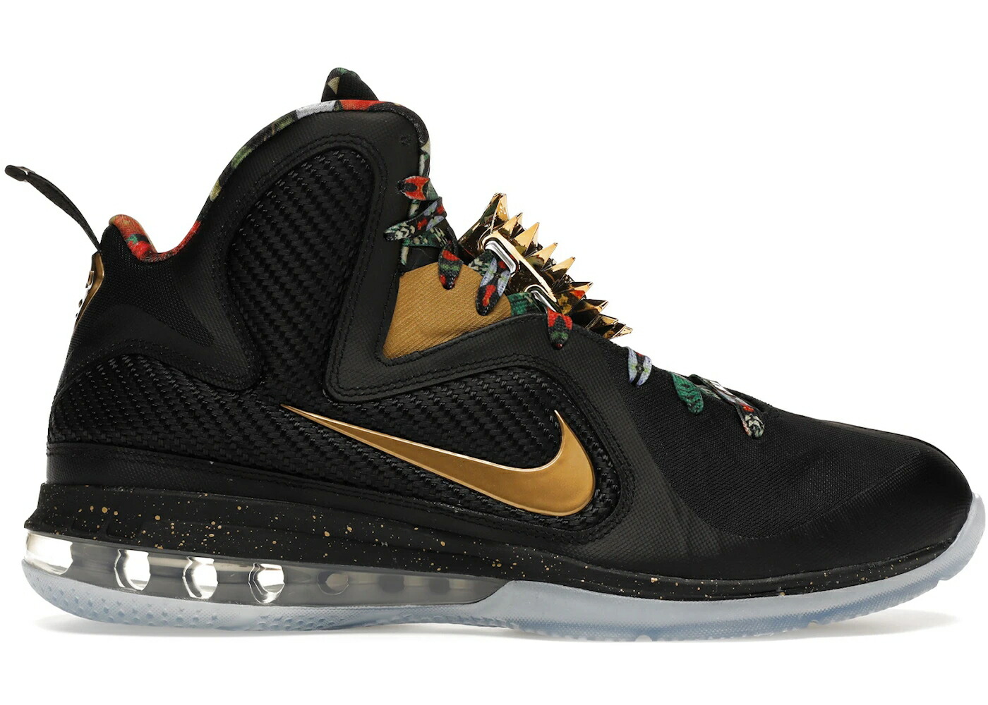 ナイキ レブロン ウォッチ 時計 黒色 ブラック ゴールド スニーカー メンズ NIKE LEBRON 9 WATCH THE THRONE (2022) / BLACK METALLIC GOLD