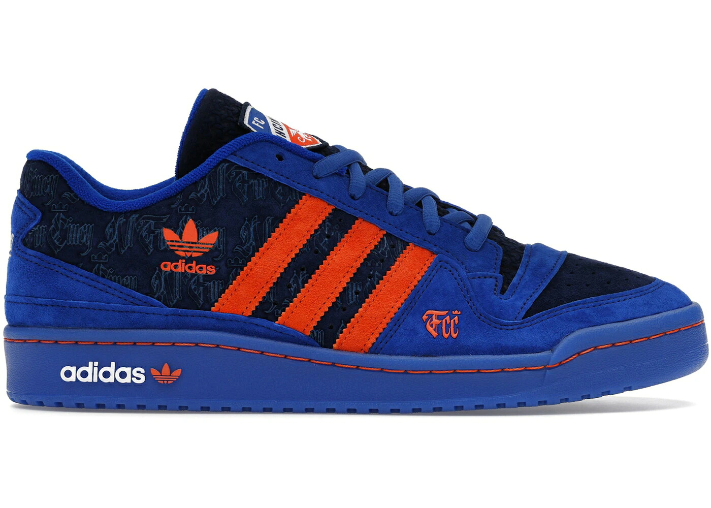 アディダス 討論会 シンシナティ 青み 青色 橙 オレンジ色 スニーカー メンズ ADIDAS FORUM LOW UNHEARDOF X FC CINCINNATI ALL FOR CINCY BLUE / BLUE ORANGE