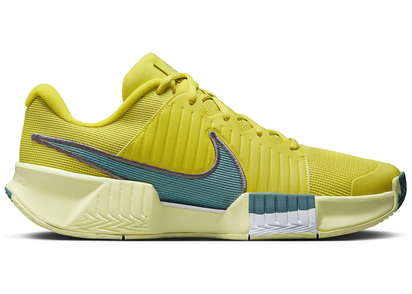 ナイキ プロ プレミアム ハイ 緑 グリーン スニーカー メンズ NIKE GP CHALLENGE PRO HC PREMIUM HIGH VOLTAGE LUMINOUS GREEN CAVE STONE MINERAL TEAL / HIGH VOLTAGE LUMINOUS GREEN CAVE