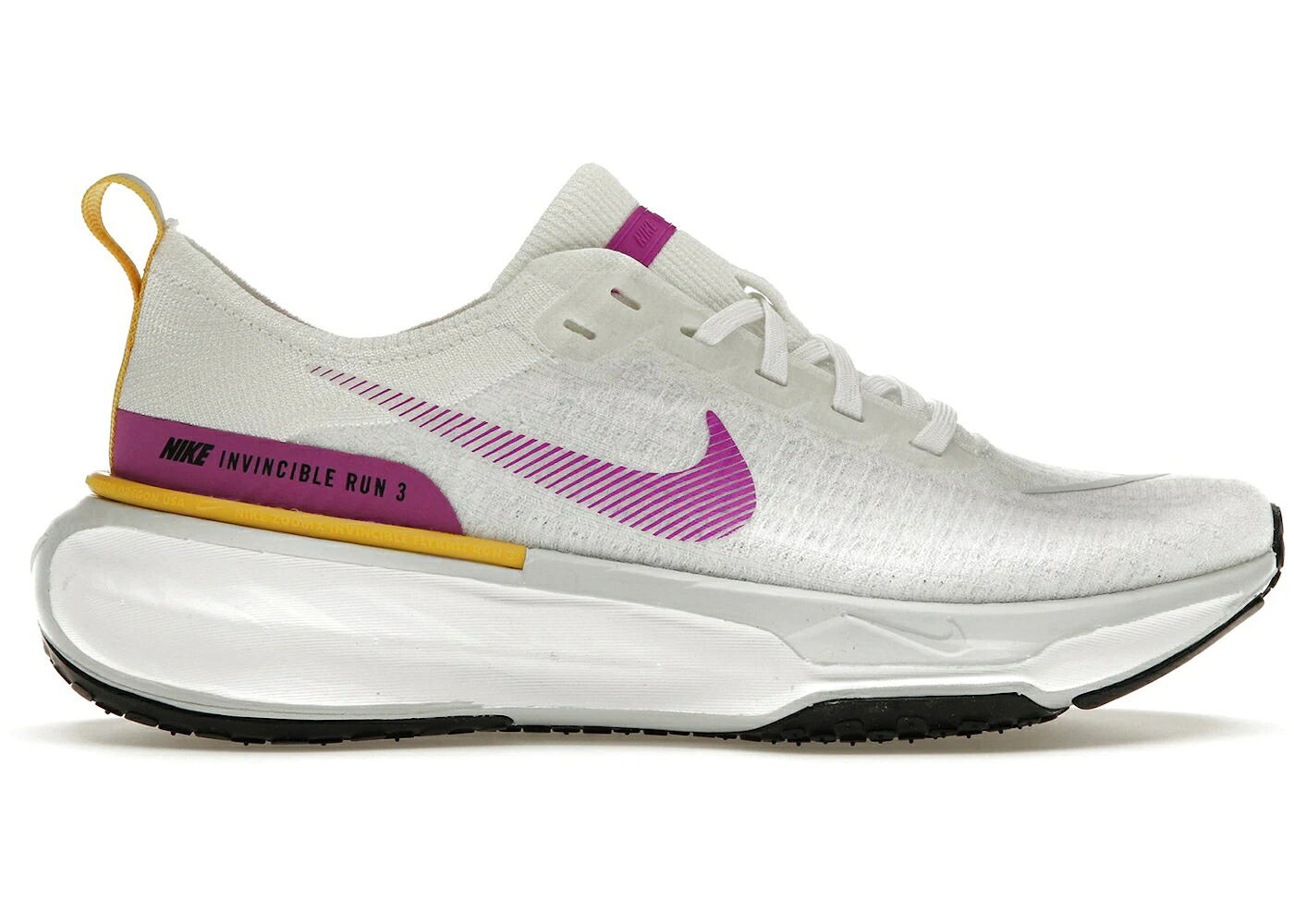 ナイキ 幽客 白いこと 白いこと 紫 パープル 純一無雑 プラチナム WOMEN\u0027S スニーカー レディース NIKE ZOOMX INVINCIBLE RUN 3 WHITE VIVID PURPLE (WOMEN\u0027S) / WHITE VIVID SULFUR PURE PLATINUM 靴-レディース靴