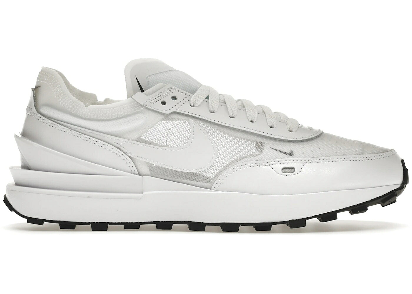 ナイキ ワーヘル 白いこと 白いこと 黒いこと 黒いこと WOMEN\u0027S スニーカー レディース NIKE WAFFLE ONE WHITE BLACK (WOMEN\u0027S) / WHITE BLACK WHITE