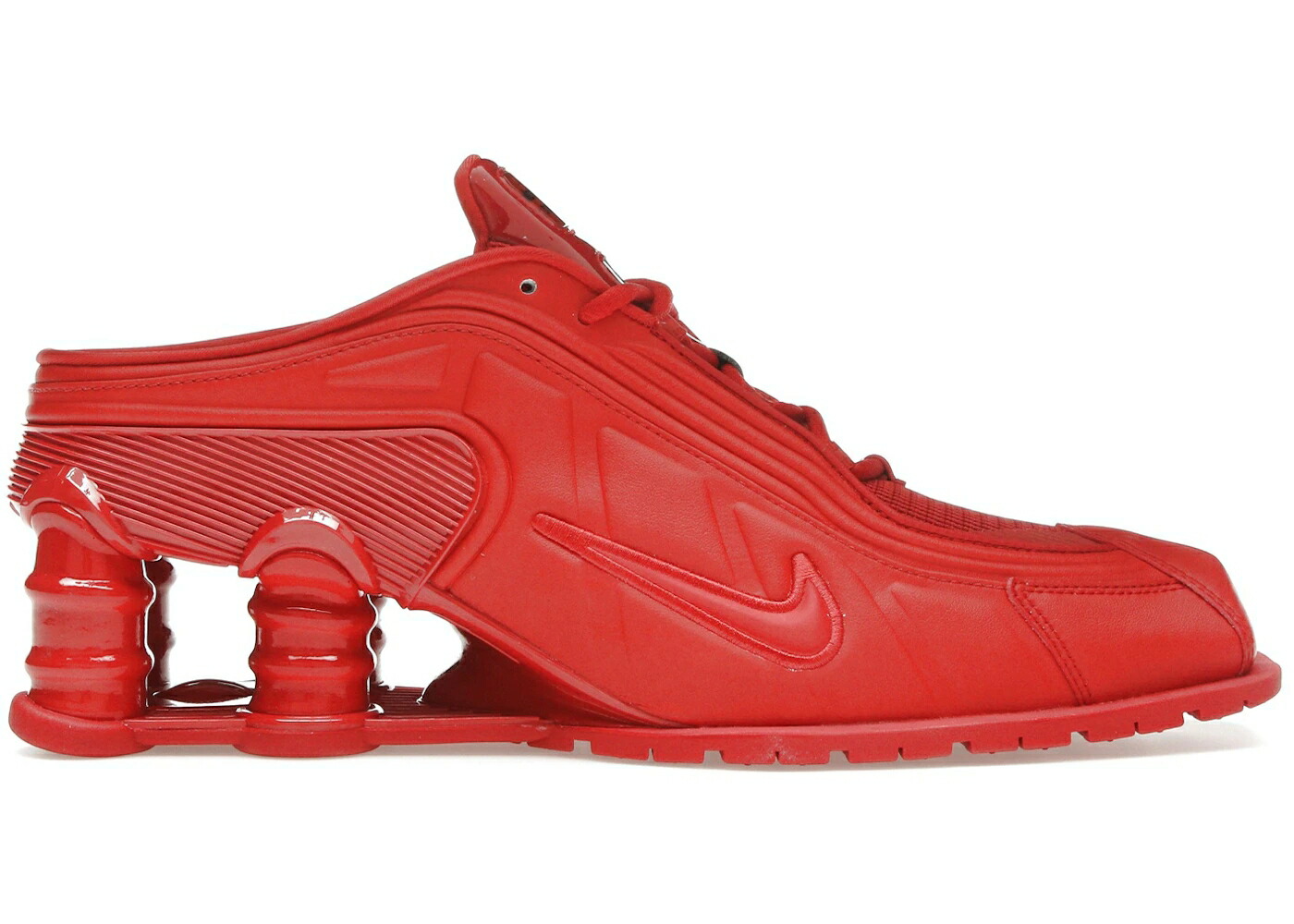 ナイキ ショックス ローズ ファイア 赤 レッド 黒色 ブラック WOMEN スニーカー レディース NIKE SHOX MR4 MULE MARTINE ROSE FIRE RED BLACK (WOMEN) / FIRE RED BLACK