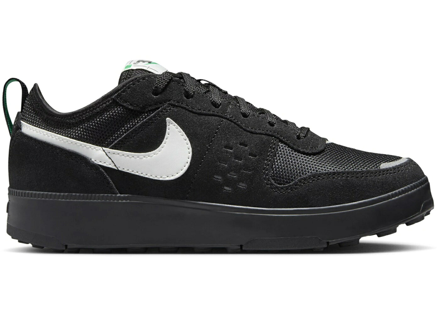 ナイキ 黒色 ブラック 白色 ホワイト スタジアム 緑 グリーン ジュニア キッズ NIKE C1TY BLACK SUMMIT WHITE (GS) / BLACK STADIUM GREEN SUMMIT WHITE ベビー マタニティ スニーカー|スニケス
