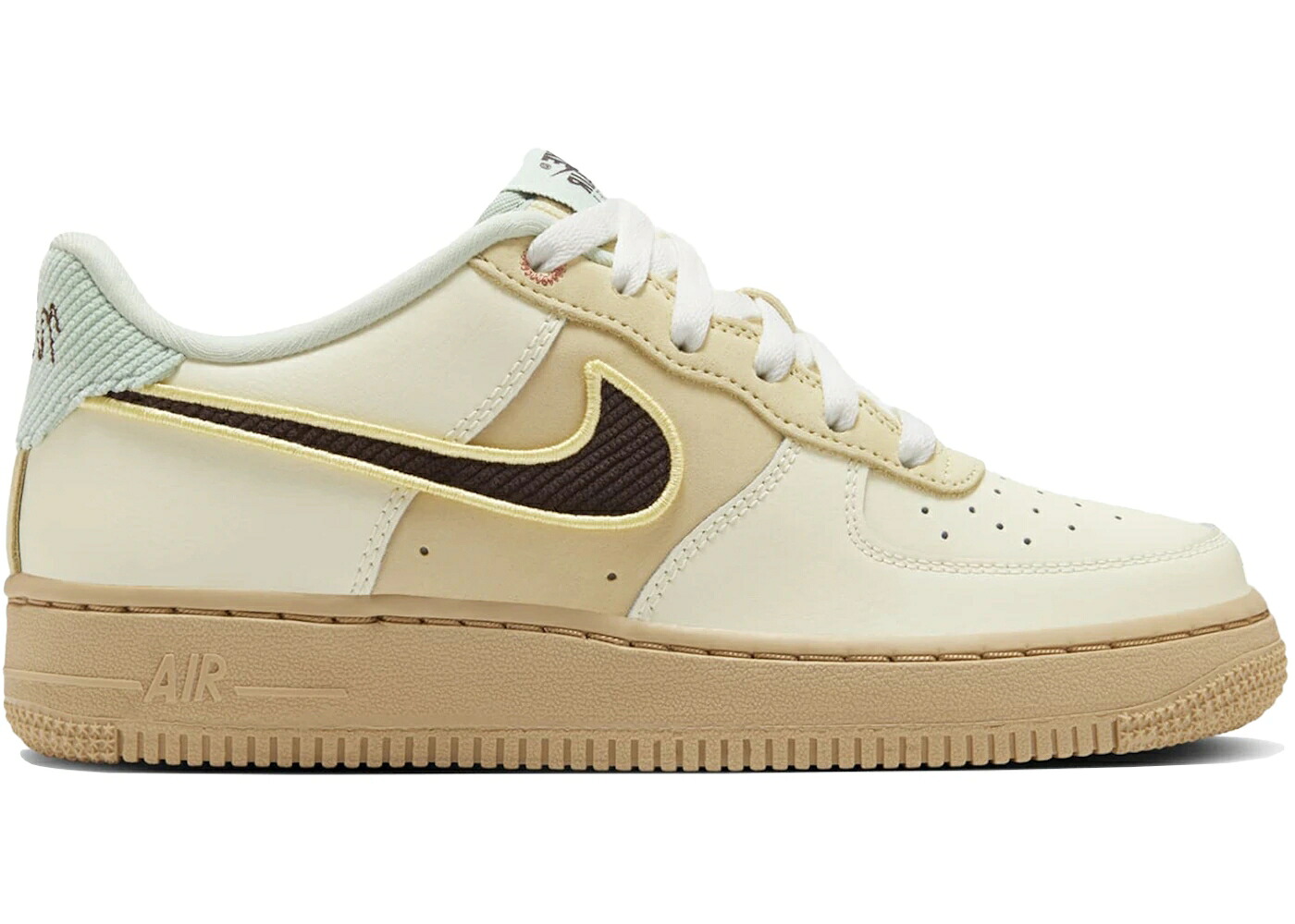 ナイキ 赤銅色 赤銅色 空軍 御坊っちゃん キッズ NIKE AIR FORCE 1 LOW LV8 PASSING NOTES (GS) / COCONUT MILK BAROQUE BROWN もの言う花 マタニティ スニーカー キッズ・ベビー・マタニティ-スニーカー