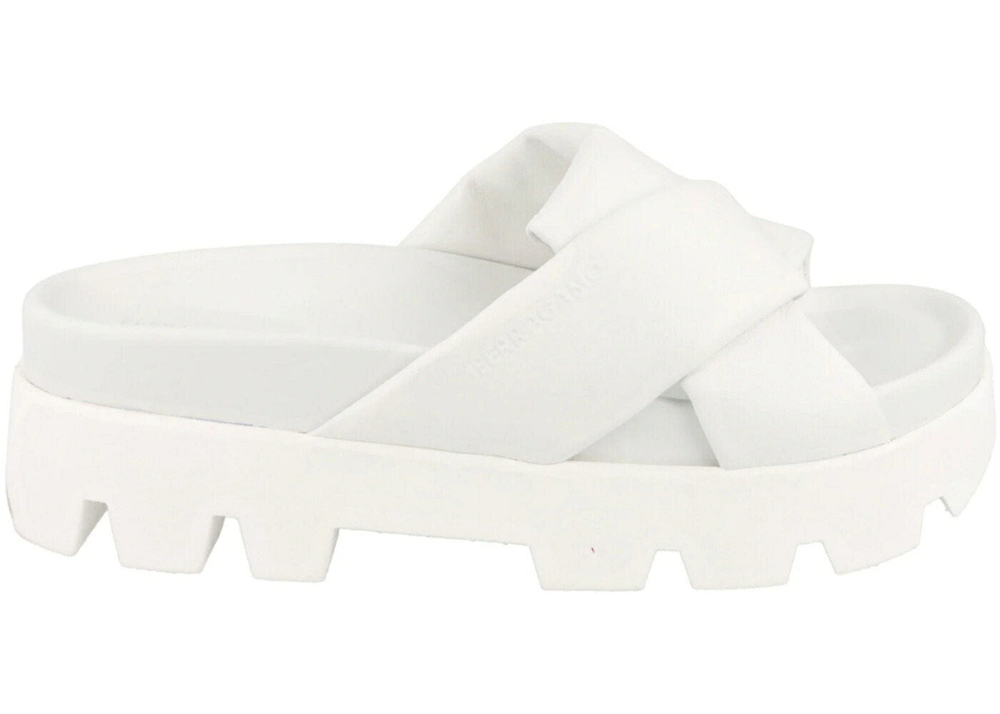なめし革 白いこと 白いこと WOMEN\u0027S スニーカー レディース FERRAGAMO AIR LUG LEATHER SLIDES WHITE (WOMEN\u0027S) /