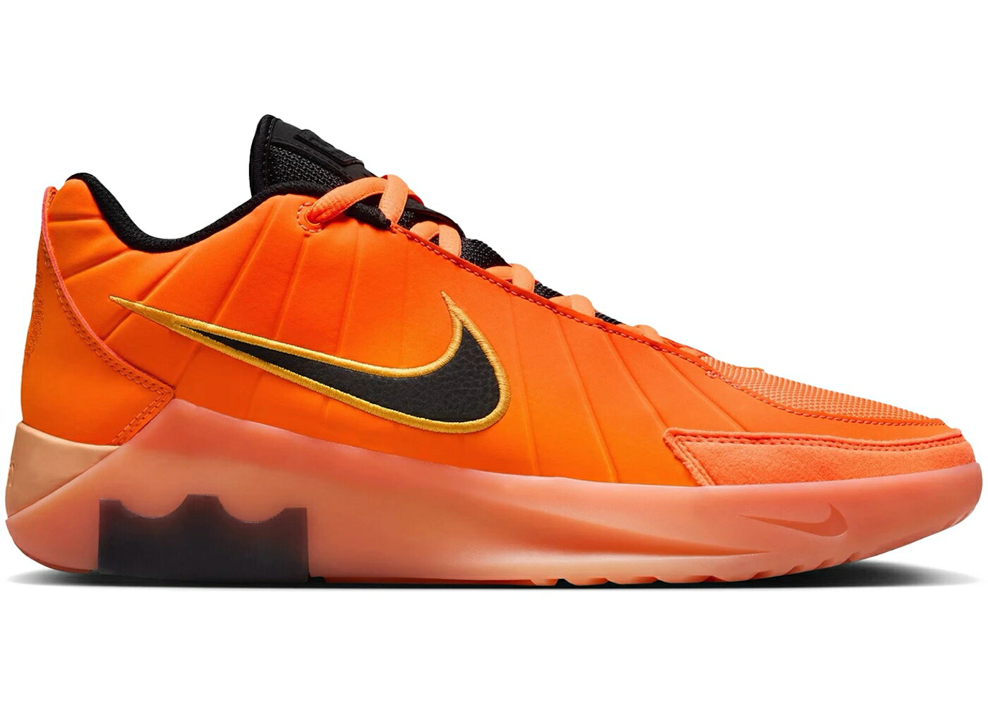 ナイキ レブロン 橙 オレンジ 黒色 ブラック ウィットネス スニーカー メンズ NIKE LEBRON WITNESS 9 TOTAL ORANGE BLACK (TRANSLUCENT OUTSOLE) / TOTAL ORANGE ORANGE CHALK