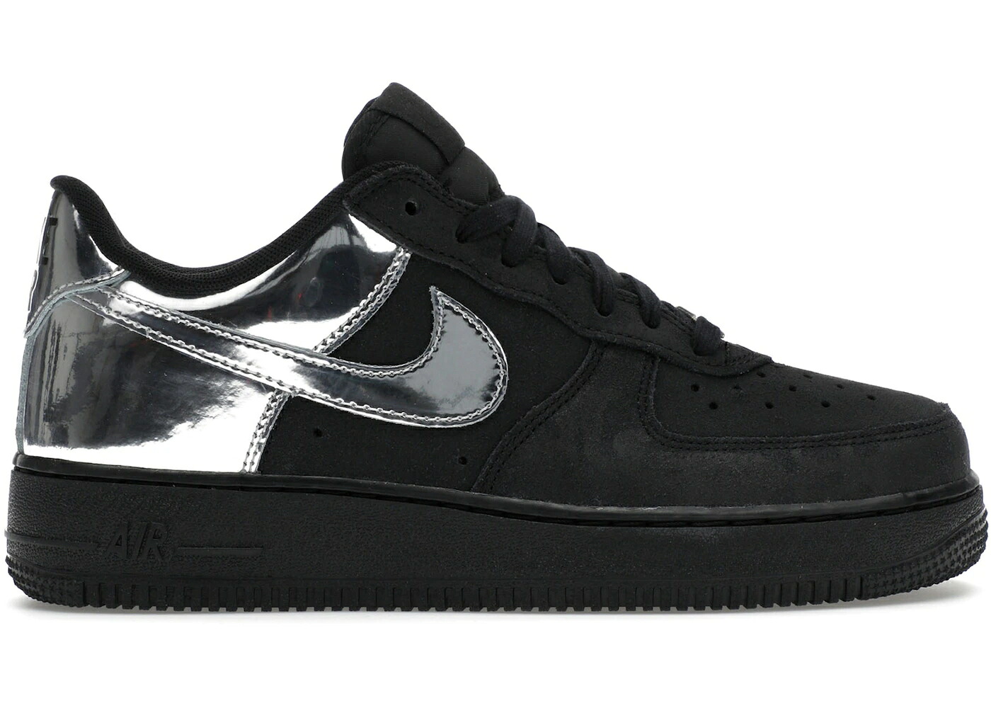 ナイキ 黒色 ブラック 銀色 シルバー エアフォース スニーカー メンズ NIKE AIR FORCE 1 LOW RETRO ALL-STAR (2025) / BLACK METALLIC SILVER｜スニケス