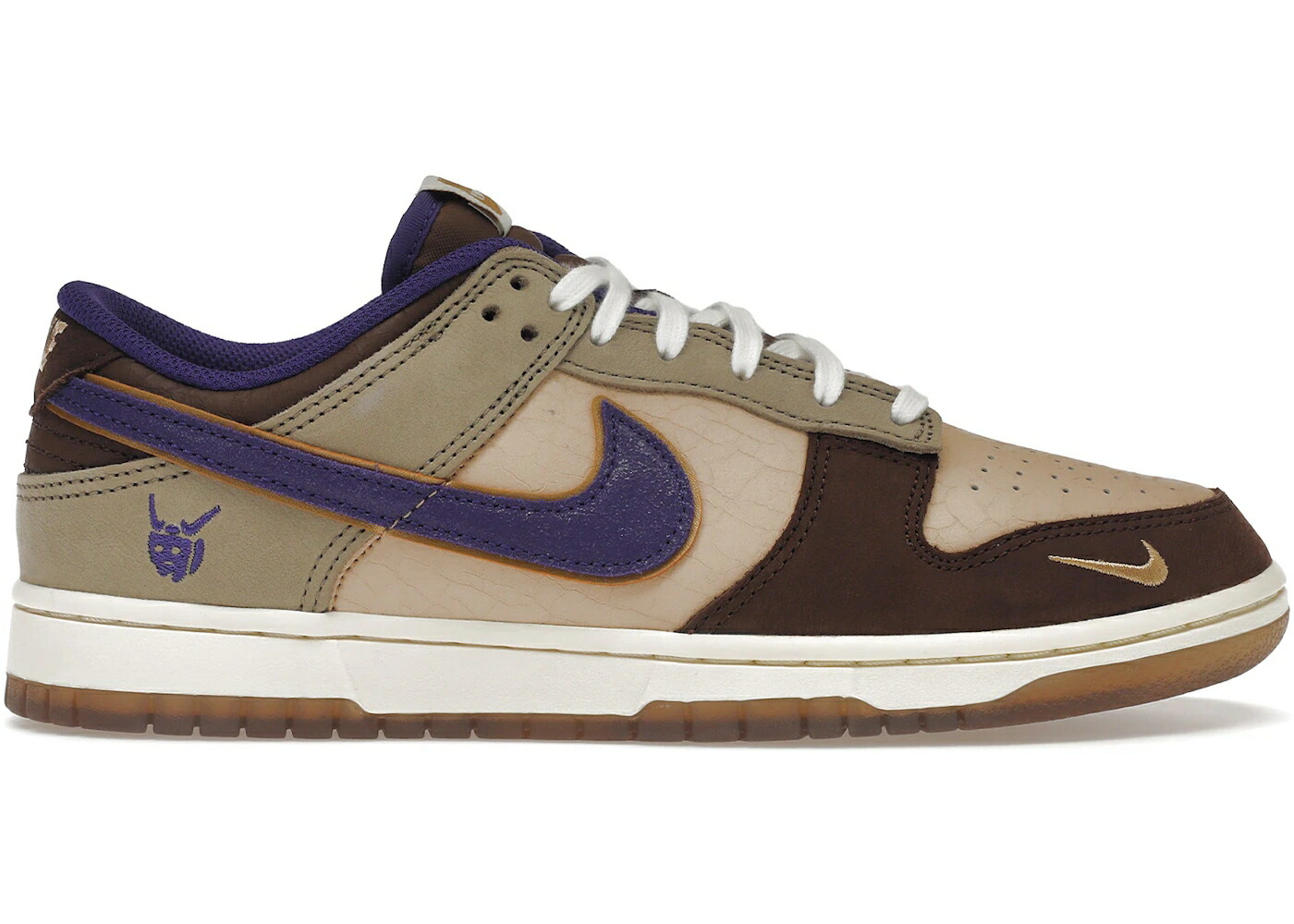 ナイキ ダンク ベージュ 赤銅色 赤銅色 紫 パープル ダンクロー スニーカー メンズ NIKE DUNK LOW SETSUBUN (2022) / BEIGE BROWN PURPLE