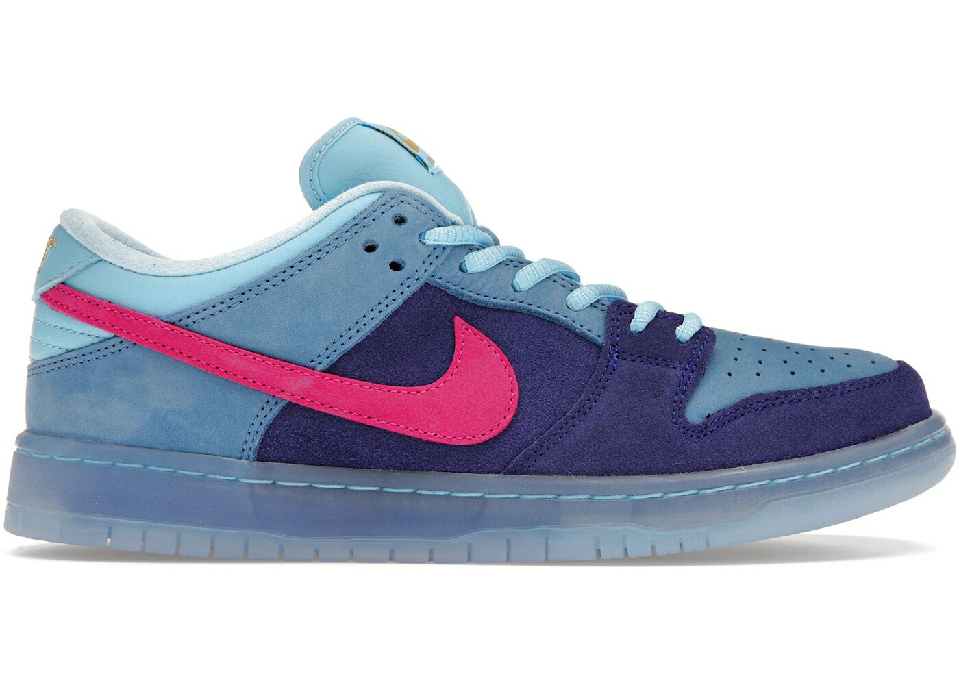 ナイキ エスビー ダンク ラン ディープ 青色 ブルー ピンク ダンクロー スニーカー メンズ NIKE SB DUNK LOW RUN THE JEWELS / DEEP ROYAL BLUE ACTIVE PINK BLUE