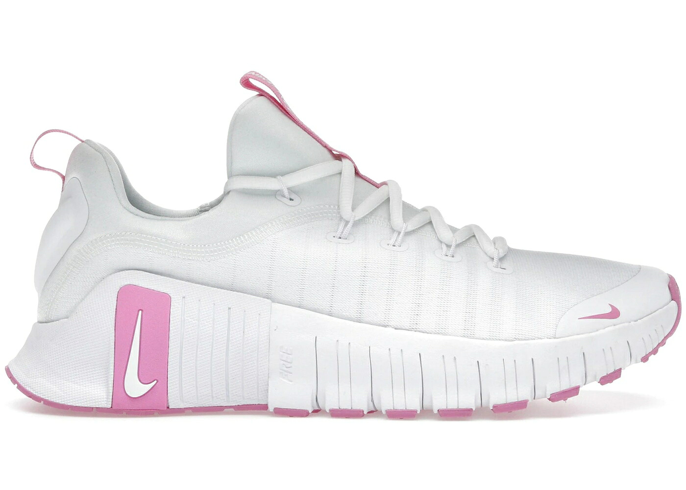 ナイキ 無償性 白いこと 白いこと サクラ色 WOMEN\u0027S スニーカー レディース NIKE FREE METCON 6 WHITE PINK (WOMEN\u0027S) / WHITE PLAYFUL PINK