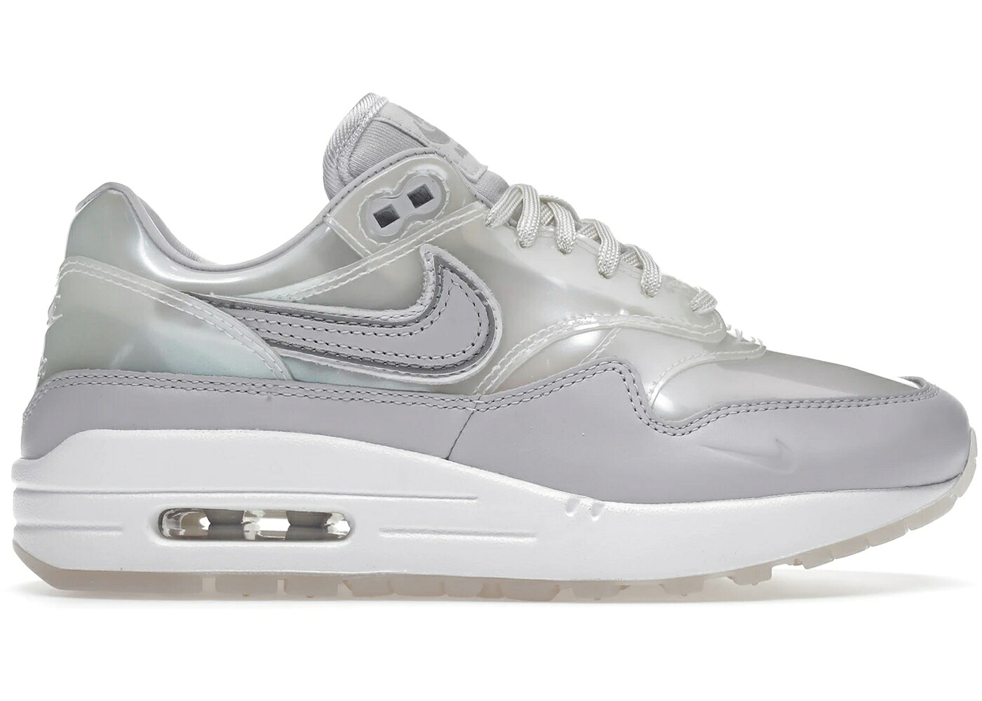 ナイキ マックス 白色 ホワイト 灰色 グレー エアマックス WOMEN'S スニーカー レディース NIKE AIR MAX 1 SNKRS DAY WHITE (WOMEN'S) / WHITE CLEAR GREY|スニケス