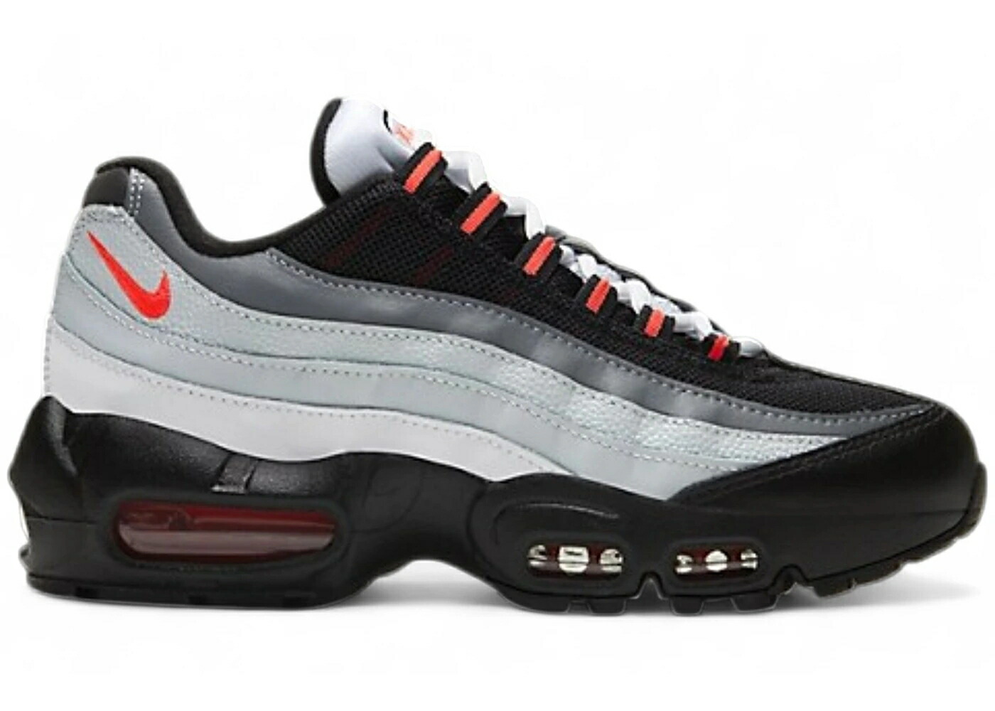 ナイキ マックス 白色 ホワイト 黒色 ブラック エアマックス ジュニア キッズ NIKE AIR MAX 95 RECRAFT WHITE BLACK INFRARED 23 (GS) / WHITE INFRARED 23 ベビー マタニティ スニーカー