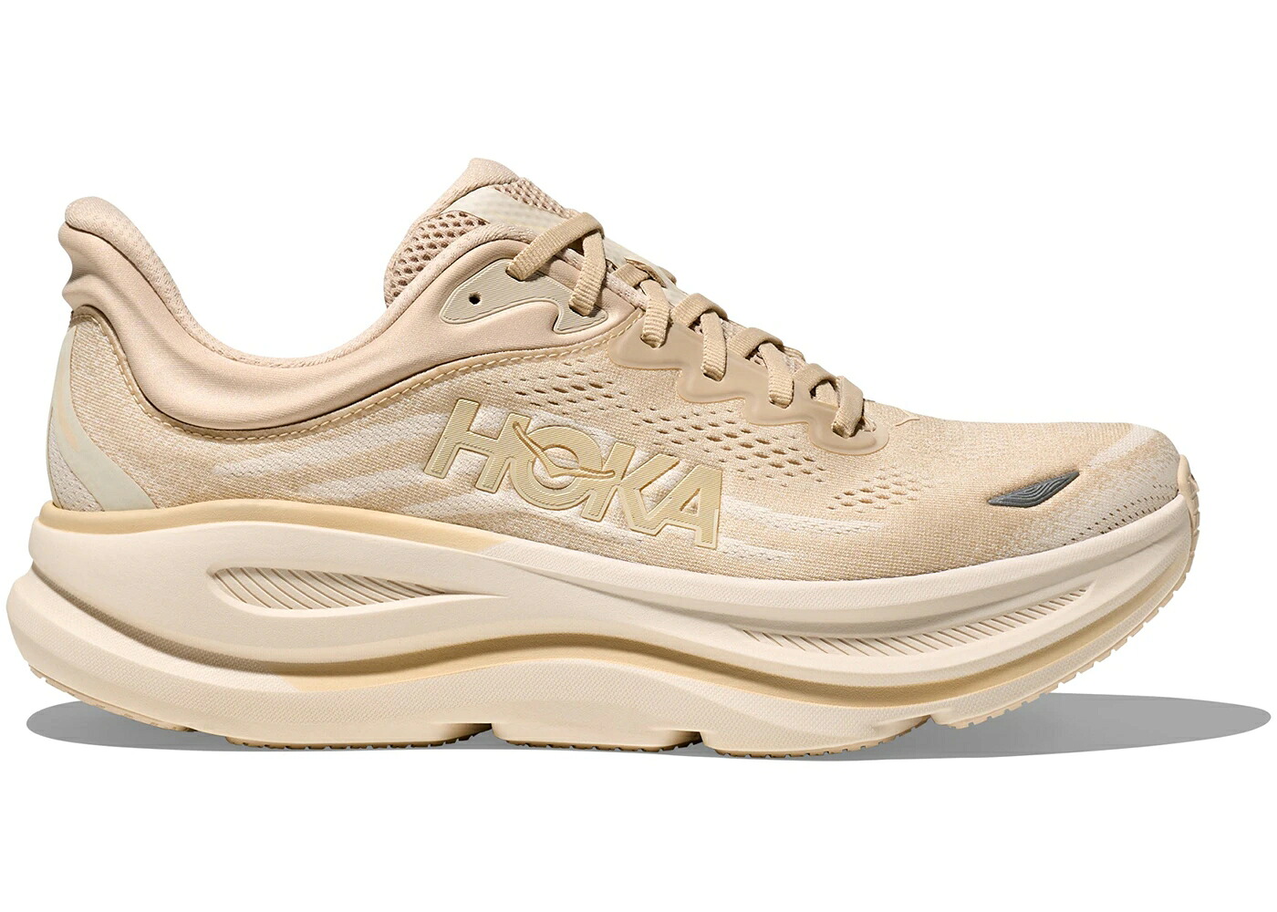 ホカオネオネ スニーカー メンズ HOKA ONE ONE HOKA ONE BONDI 9 OATMEAL OAT MILK / OATMEAL OAT MILK