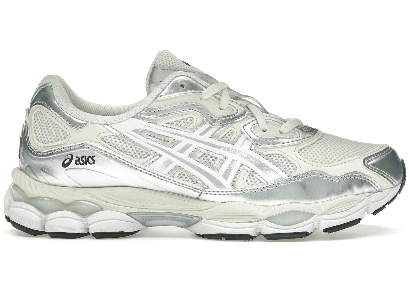 アシックス 皮膚軟化剤 純然たる しろがね色 しろがね色 スニーカー メンズ ASICS GEL-NYC CREAM PURE SILVER / CREAM PURE SILVER