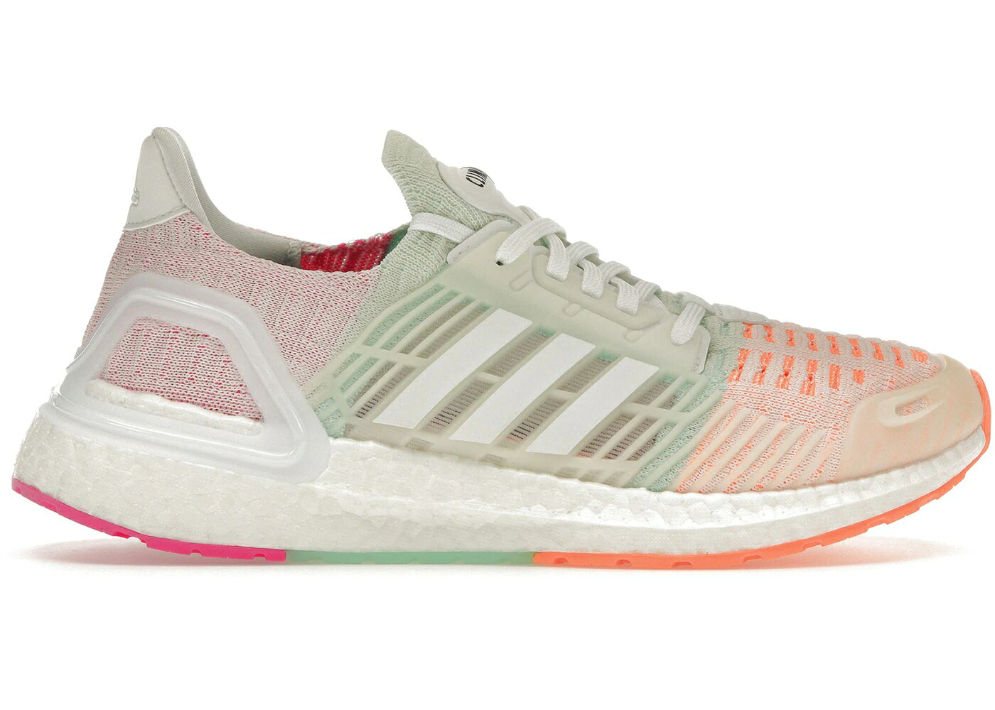 アディダス ウルトラ ブースト 白色 ホワイト 橙 オレンジ ウルトラブースト スニーカー メンズ ADIDAS ULTRA BOOST DNA CC1 WHITE SCREAMING ORANGE / CLOUD WHITE CLOUD WHITE｜スニケス