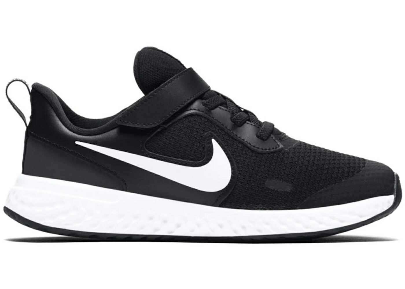 ナイキ レボリューション 黒色 ブラック 白色 ホワイト ジュニア キッズ NIKE REVOLUTION 5 BLACK (PS) / BLACK ANTHRACITE WHITE ベビー マタニティ スニーカー|スニケス