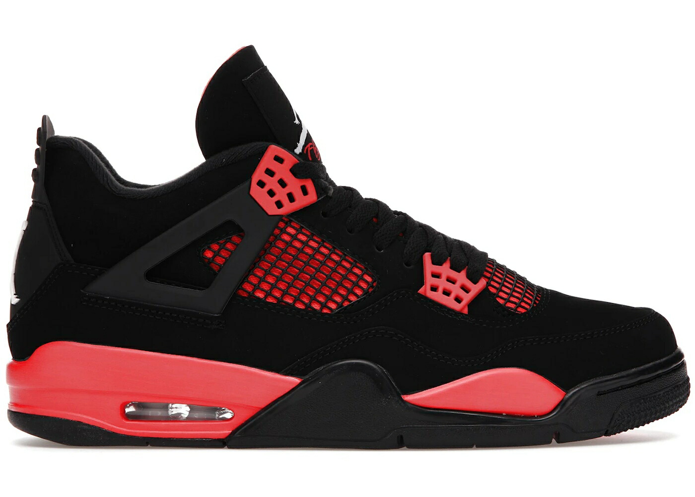 ナイキ ジョーダン 赤 赤いこと サンダー 黒いこと 黒いこと スニーカー メンズ JORDAN 4 RETRO RED THUNDER / BLACK MULTI COLOR MULTI COLOR