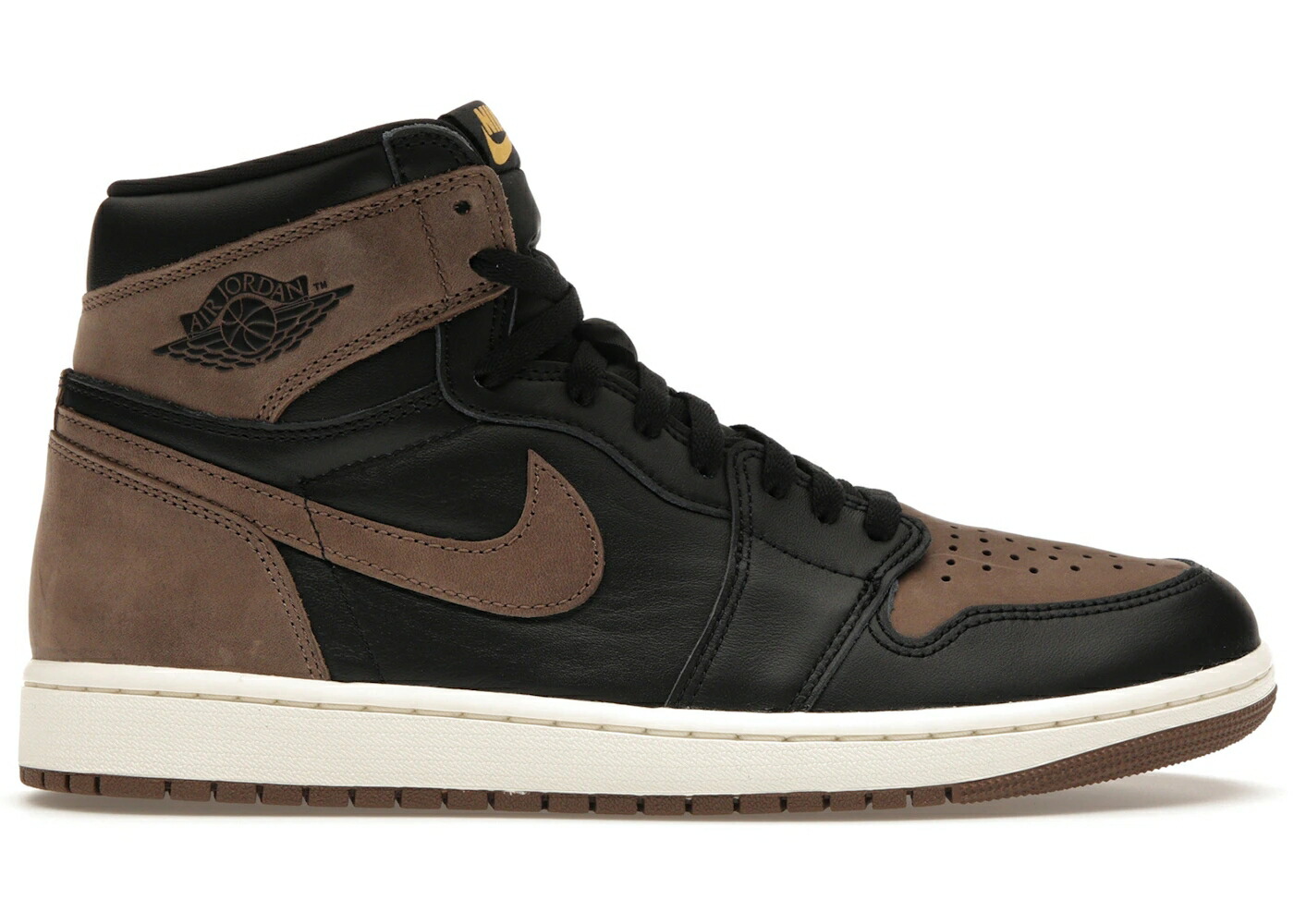 ナイキ ジョーダン 御機嫌 黒いこと 黒いこと ゴールド スニーカー メンズ JORDAN 1 RETRO HIGH OG PALOMINO / BLACK METALLIC GOLD PALOMINO