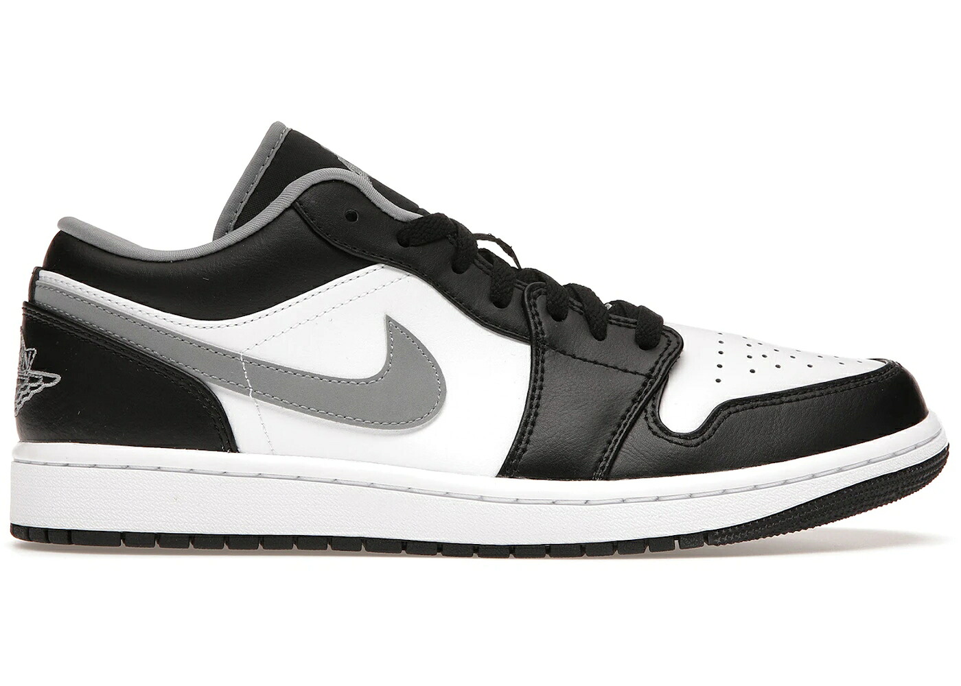 ナイキ ジョーダン 黒色 ブラック 白色 ホワイト 灰色 グレー スニーカー メンズ JORDAN 1 LOW BLACK WHITE GREY / BLACK PARTICLE GREY WHITE