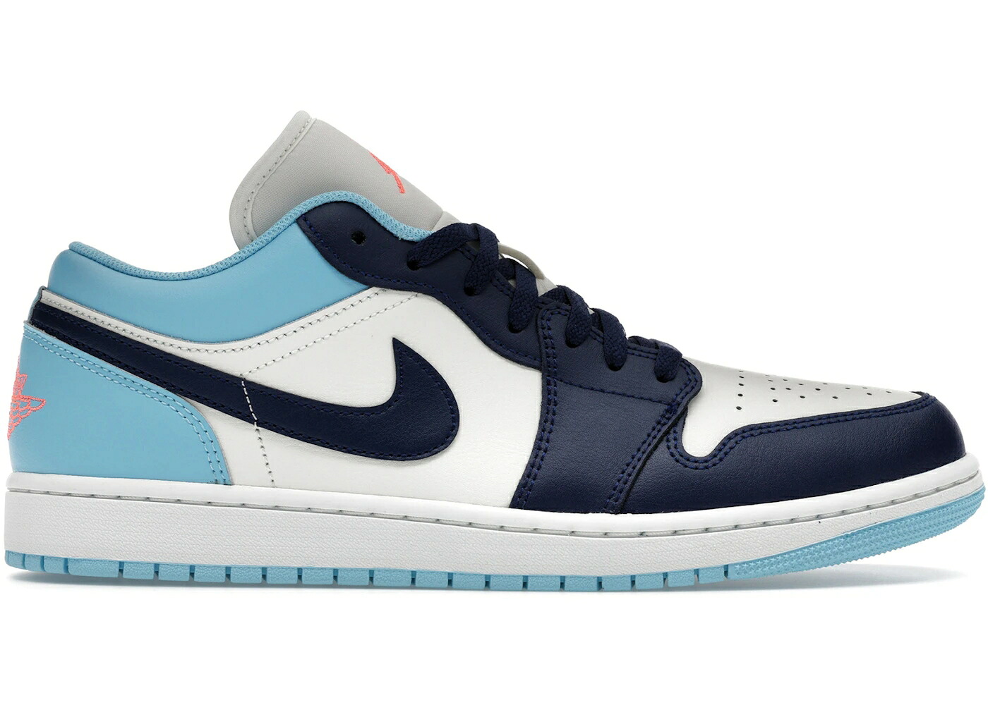 ナイキ ジョーダン 青色 ブルー スニーカー メンズ JORDAN 1 LOW SAIL BLUE CHILL / SAIL BLUE CHILL HOT LAVA BLUE
