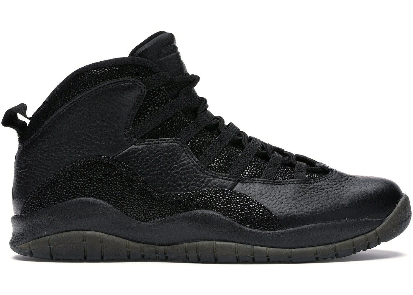 ナイキ ジョーダン 黒いこと 黒いこと ゴールド スニーカー メンズ JORDAN 10 RETRO DRAKE OVO BLACK / BLACK METALLIC GOLD BLACK