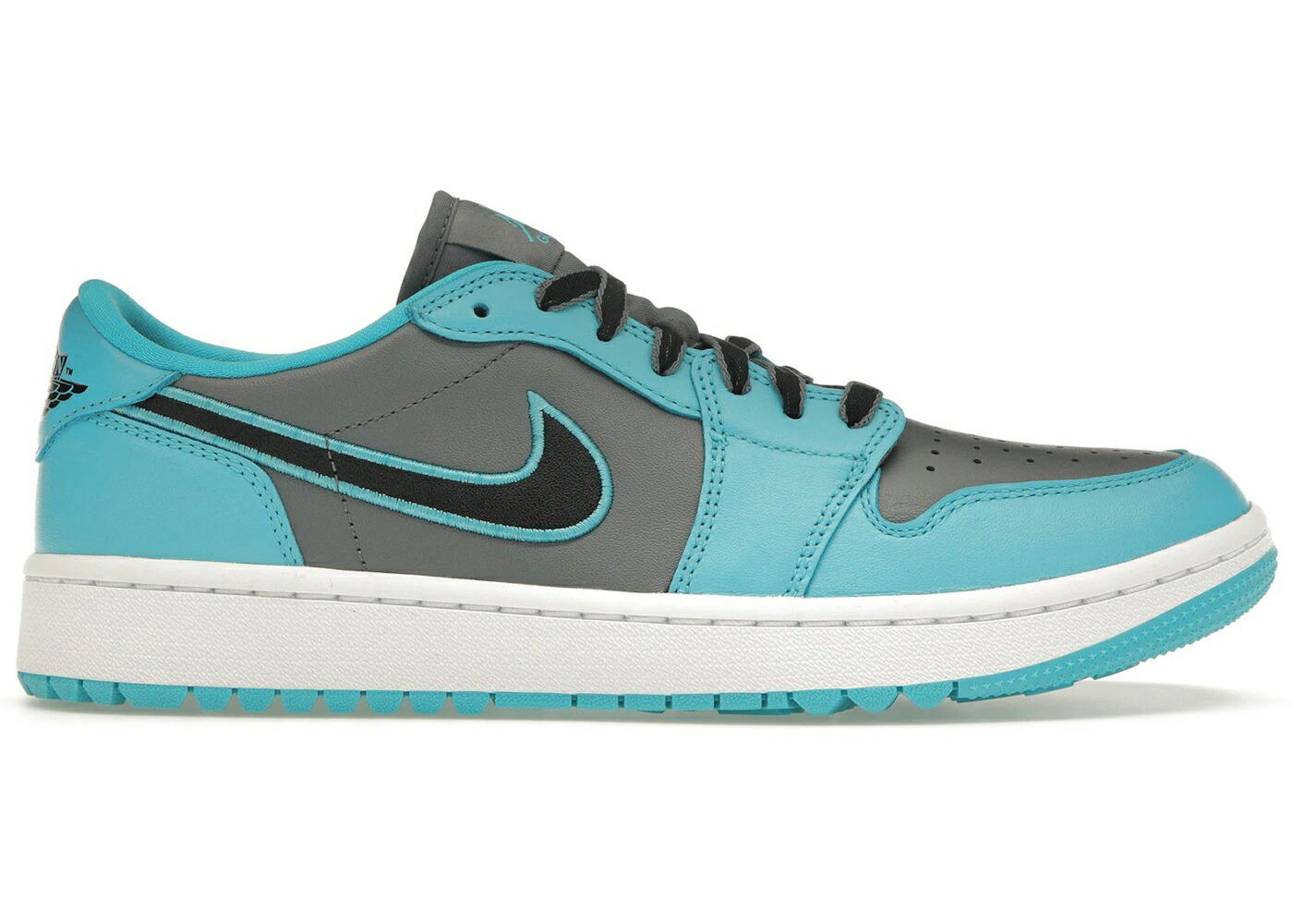 ナイキ ジョーダン ゴルフ クール 灰色 グレー 青色 ブルー 黒色 ブラック スニーカー メンズ JORDAN 1 LOW GOLF COOL GREY GAMMA BLUE / COOL GREY GAMMA BLUE BLACK|スニケス