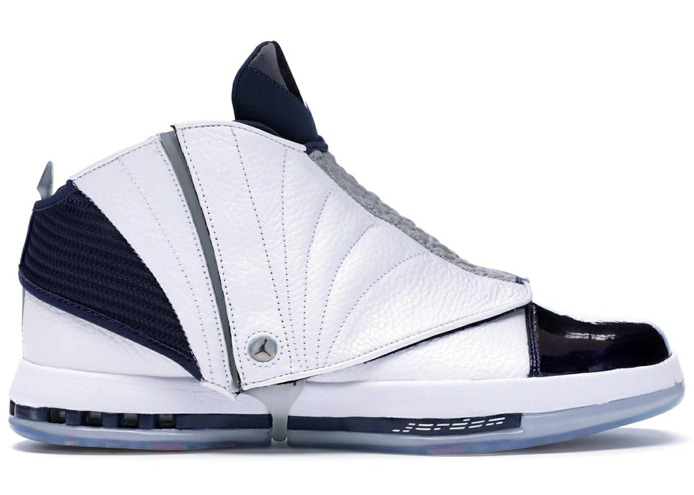 ナイキ ジョーダン 紺色 ネイビー 白色 ホワイト スニーカー メンズ JORDAN 16 RETRO MIDNIGHT NAVY (2016) / WHITE MIDNIGHT NAVY