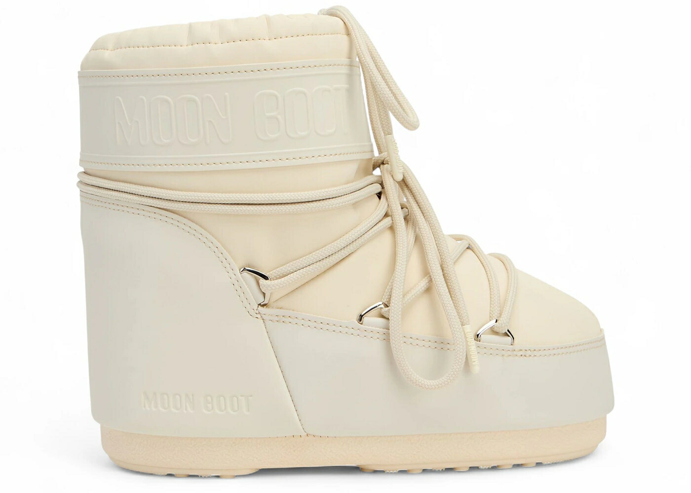 ムーンブーツ ブーツ アイコン ラバー クリーム WOMEN'S スニーカー レディース MOON BOOT MOON BOOT ICON LOW RUBBER CREAM (WOMEN'S) /