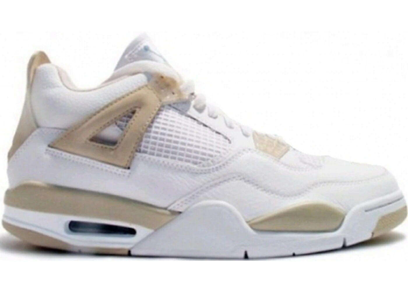 ナイキ ジョーダン 砂色 サンド 白色 ホワイト 青色 ブルー WOMEN スニーカー レディース JORDAN 4 RETRO SAND (2006) (WOMEN) / WHITE BOARDER BLUE LIGHT SAND