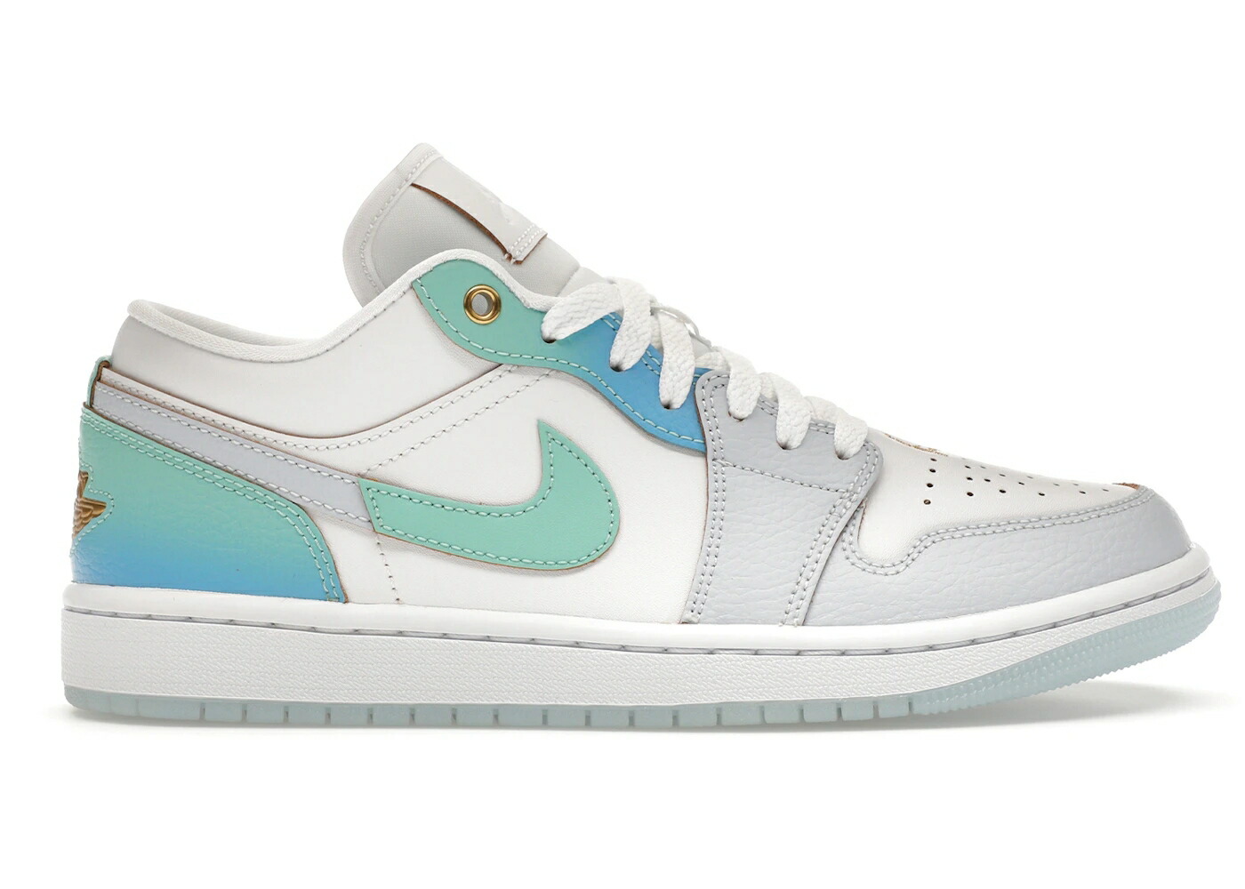 ナイキ ジョーダン ライズ 白いこと 白いこと 薄墨色 薄墨色 WOMEN\u0027S スニーカー レディース JORDAN 1 LOW SE EMERALD RISE (WOMEN\u0027S) / WHITE WHITE FOOTBALL GREY