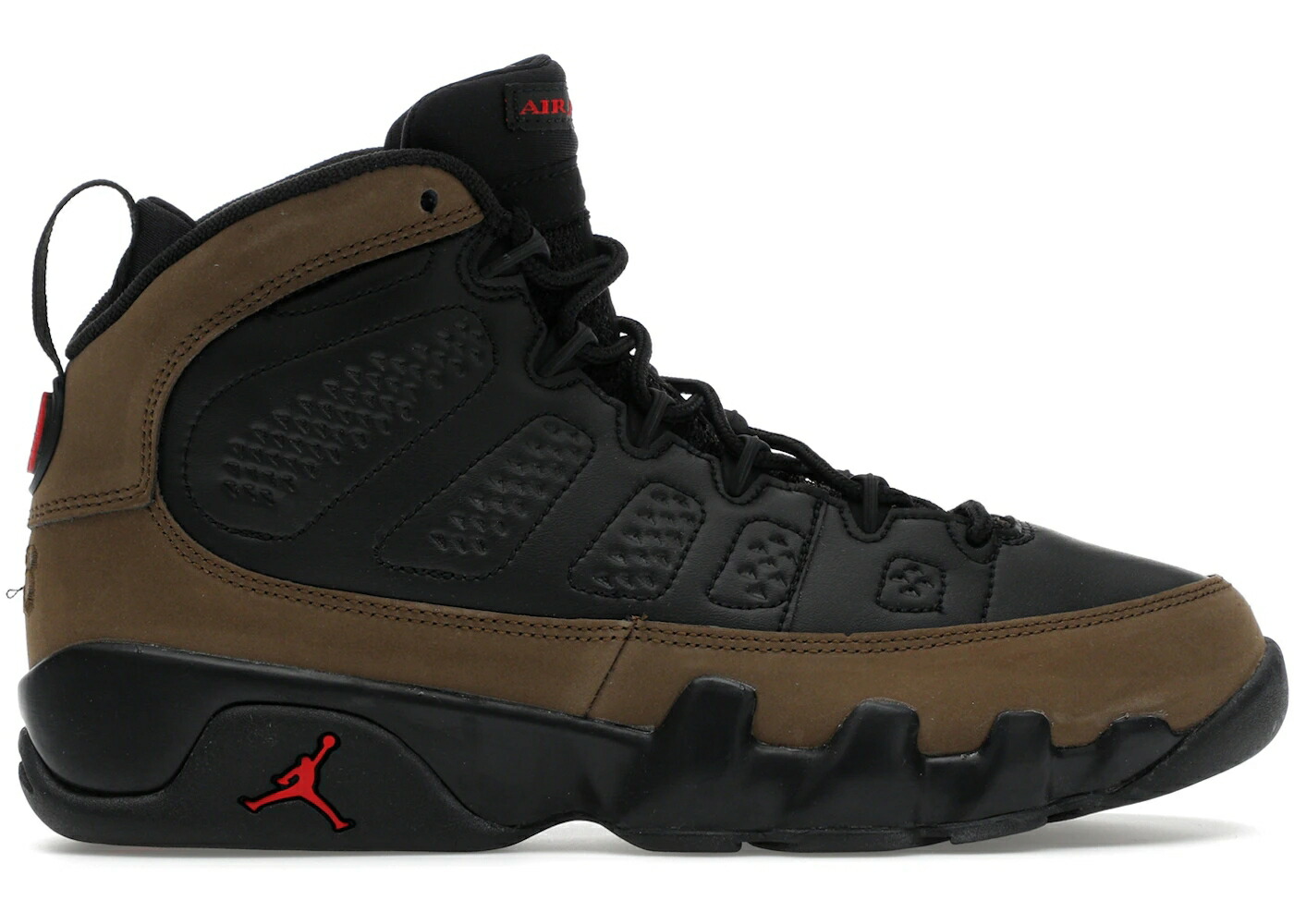 ナイキ ジョーダン オリーブ 黒色 ブラック 赤 レッド ジュニア キッズ JORDAN 9 RETRO OLIVE (2024) (GS) / BLACK TRUE RED LIGHT OLIVE ベビー マタニティ スニーカー