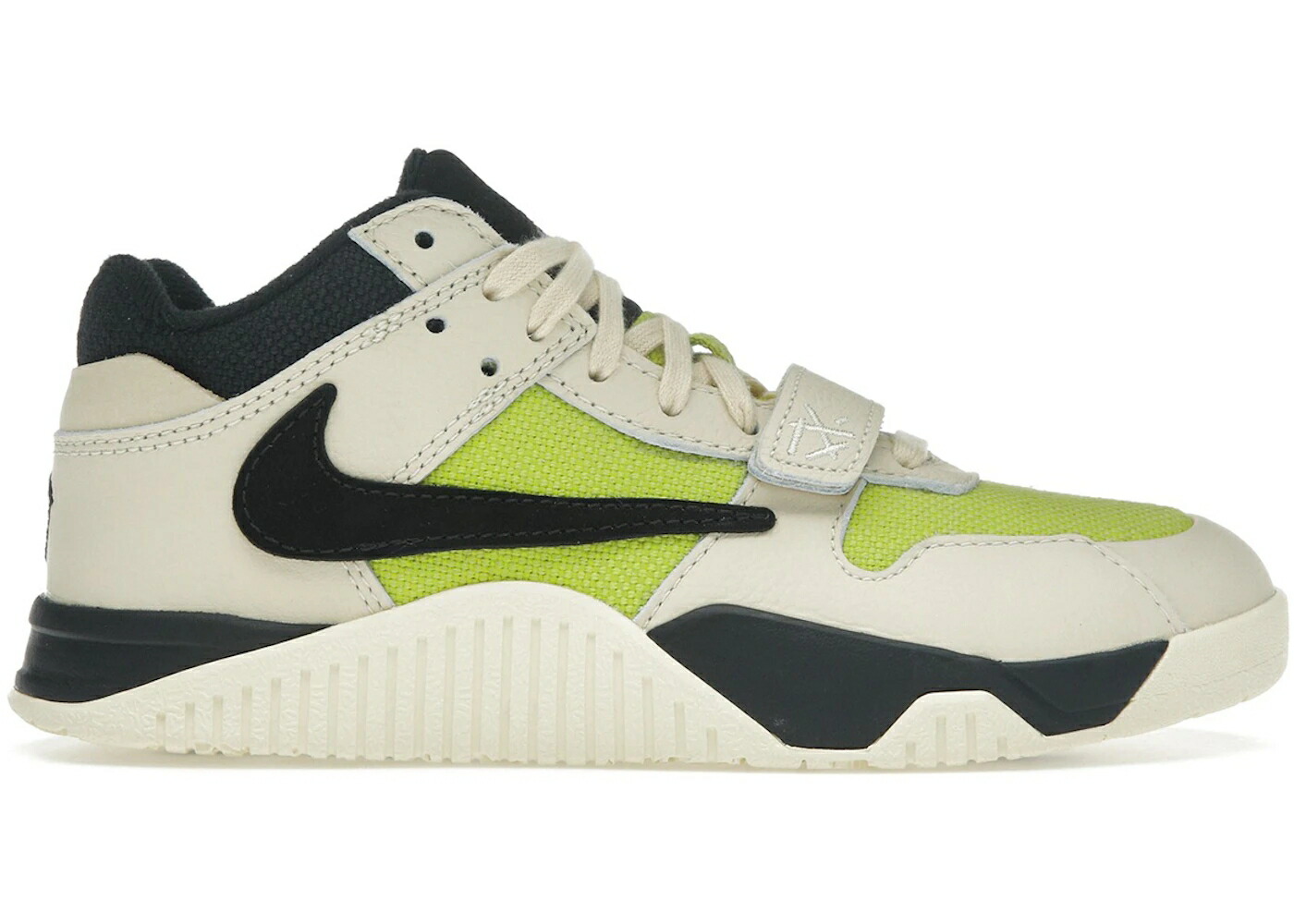 ナイキ ジョーダン ジャンプマン 黒色 ブラック トラヴィススコット ジュニア キッズ JORDAN JUMPMAN JACK TR TRAVIS SCOTT BRIGHT CACTUS (PS) / MUSLIN BLACK BRIGHT CACTUS ベビー マタニティ スニーカー|スニケス