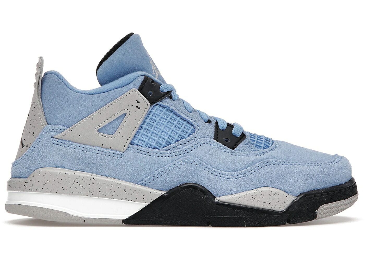 ナイキ ジョーダン 青色 ブルー テック 灰色 グレー 白色 ホワイト ジュニア キッズ JORDAN 4 RETRO UNIVERSITY BLUE (PS) / UNIVERSITY BLUE TECH GREY WHITE ベビー マタニティ スニーカー