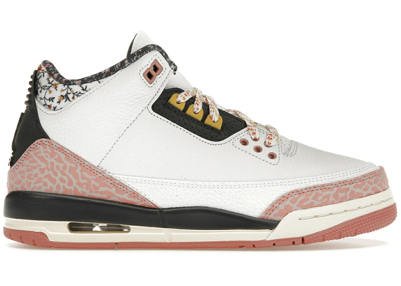 ナイキ ジョーダン ビンテージ ヴィンテージ 白色 ホワイト 赤 レッド ジュニア キッズ JORDAN 3 RETRO VINTAGE FLORAL (GS) / WHITE ANTHRACITE RED STARDUST ベビー マタニティ スニーカー｜スニケス