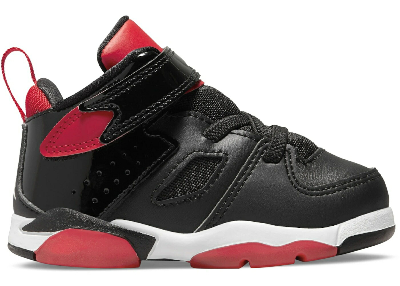 ナイキ ジョーダン フライト クラブ 黒色 ブラック 赤 レッド 白色 ホワイト '91 ジュニア キッズ JORDAN FLIGHT CLUB BLACK UNIVERSITY RED WHITE (TD) / BLACK UNIVERSITY RED WHITE｜スニケス