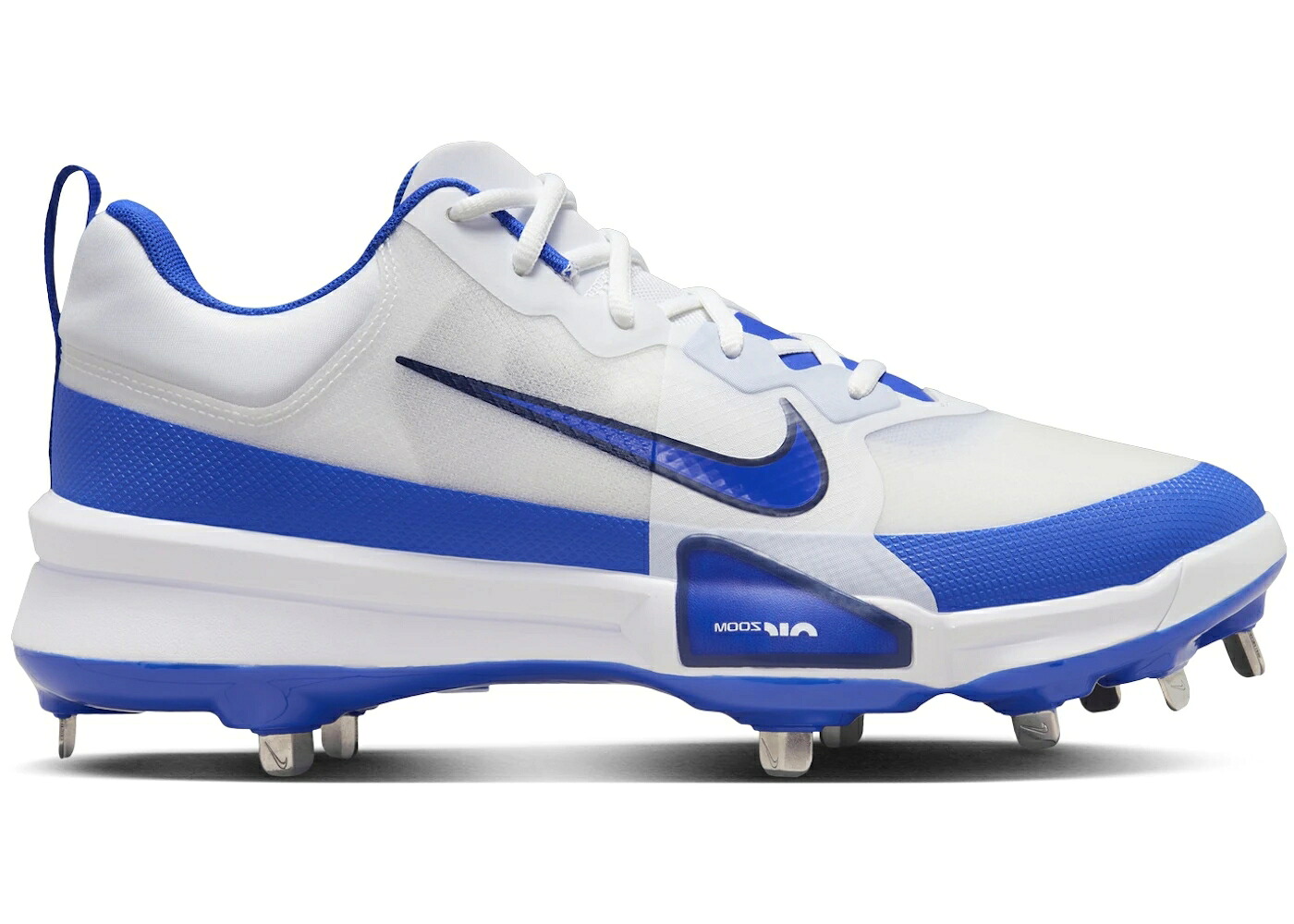 ナイキ ズーム プロ 白色 ホワイト 紺色 ネイビー スニーカー メンズ NIKE FORCE ZOOM TROUT 9 PRO WHITE MIDNIGHT NAVY HYPER ROYAL / WHITE MIDNIGHT NAVY HYPER ROYAL｜スニケス