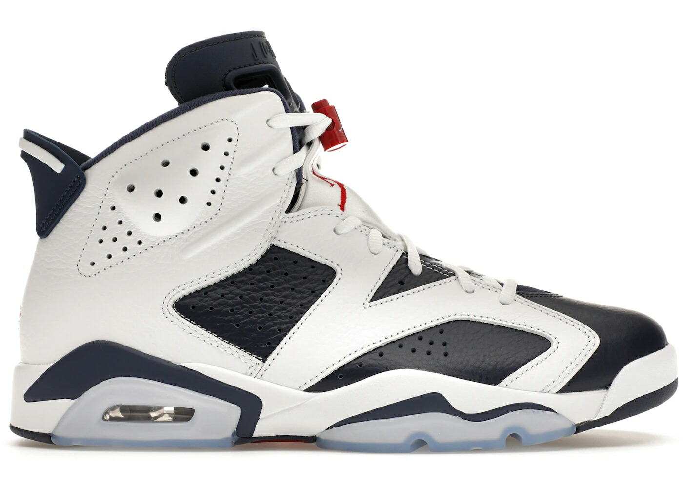 ナイキ ジョーダン オリンピック 白色 ホワイト 赤 レッド 紺色 ネイビー スニーカー メンズ JORDAN 6 RETRO OLYMPIC (2024) / WHITE VARSITY RED MIDNIGHT NAVY