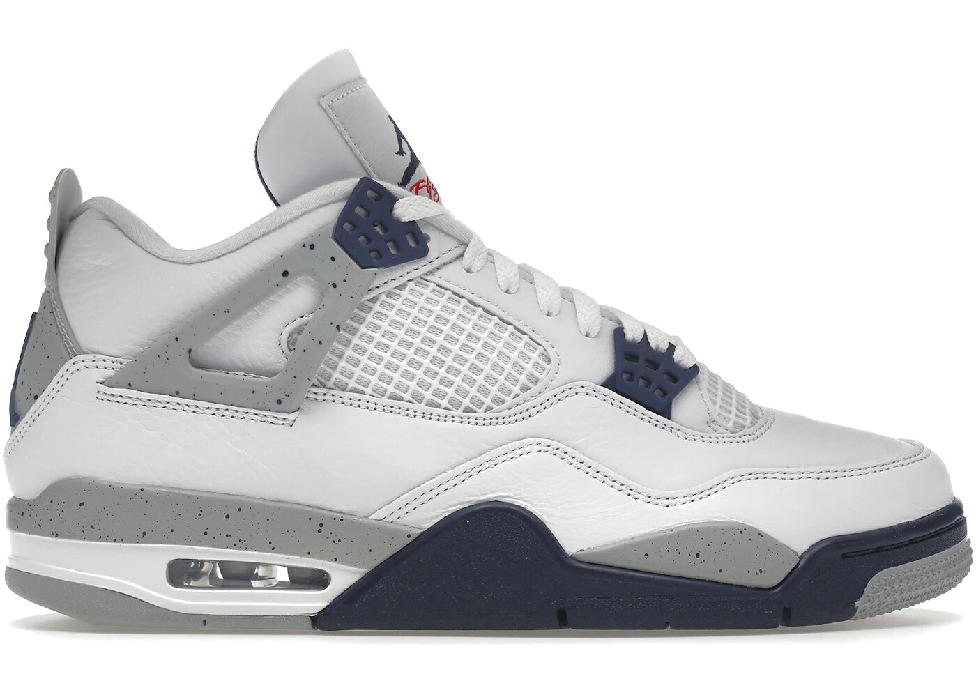 ナイキ ジョーダン 紺色 米国海軍 白いこと 白いこと スニーカー メンズ JORDAN 4 RETRO MIDNIGHT NAVY / WHITE MIDNIGHT NAVY LIGHT SMOKE