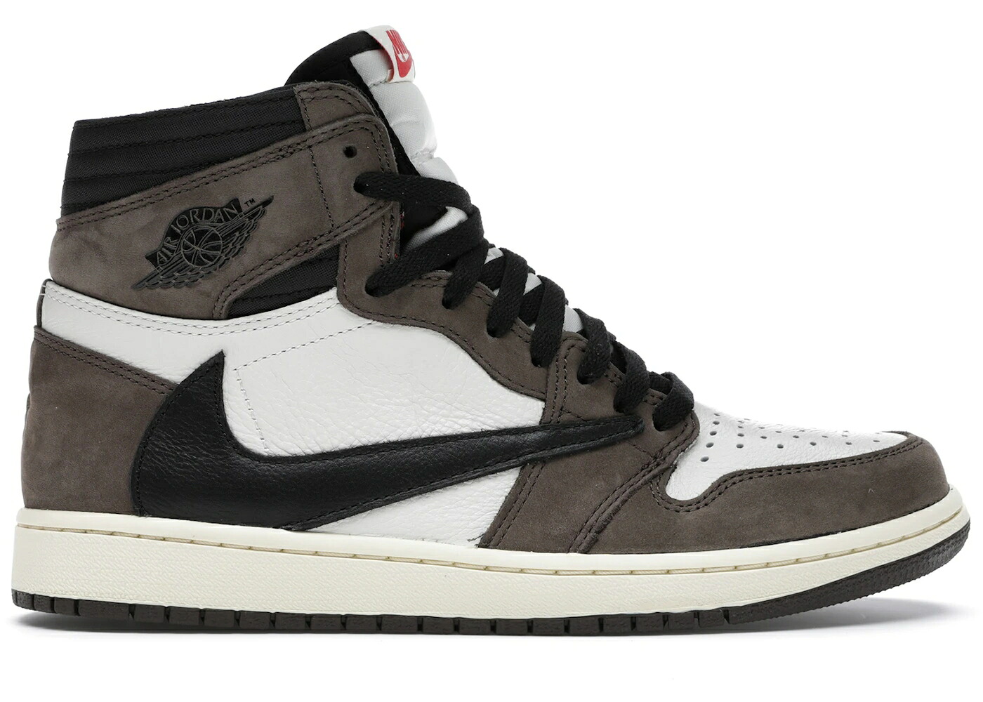 ナイキ ジョーダン 御機嫌 黒いこと 黒いこと トラヴィススコット スニーカー メンズ JORDAN 1 RETRO HIGH OG SP TRAVIS SCOTT MOCHA / SAIL BLACK DARK MOCHA UNIVERSITY