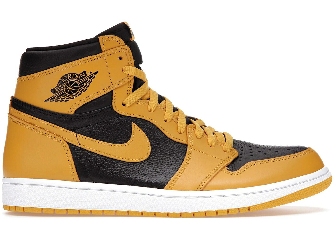ナイキ ジョーダン ハイ 黒色 ブラック 白色 ホワイト スニーカー メンズ JORDAN 1 RETRO HIGH POLLEN / POLLEN BLACK WHITE