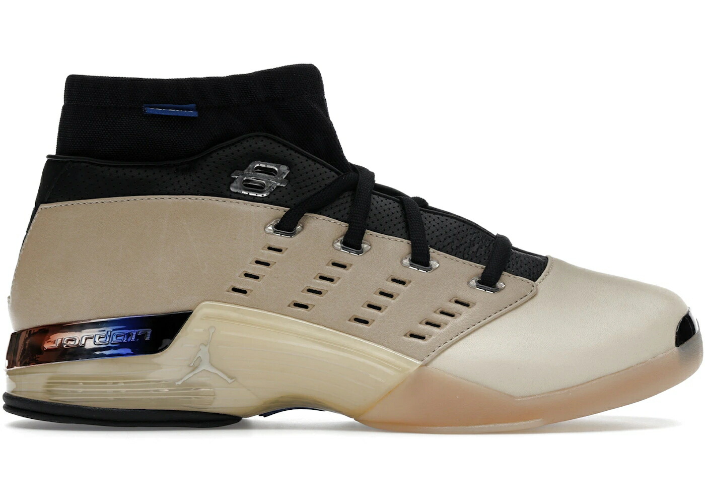 ナイキ ジョーダン しろがね色 しろがね色 黒いこと 黒いこと スニーカー メンズ JORDAN 17 RETRO LOW SP INFINITE ARCHIVES / BEACH METALLIC SILVER BLACK