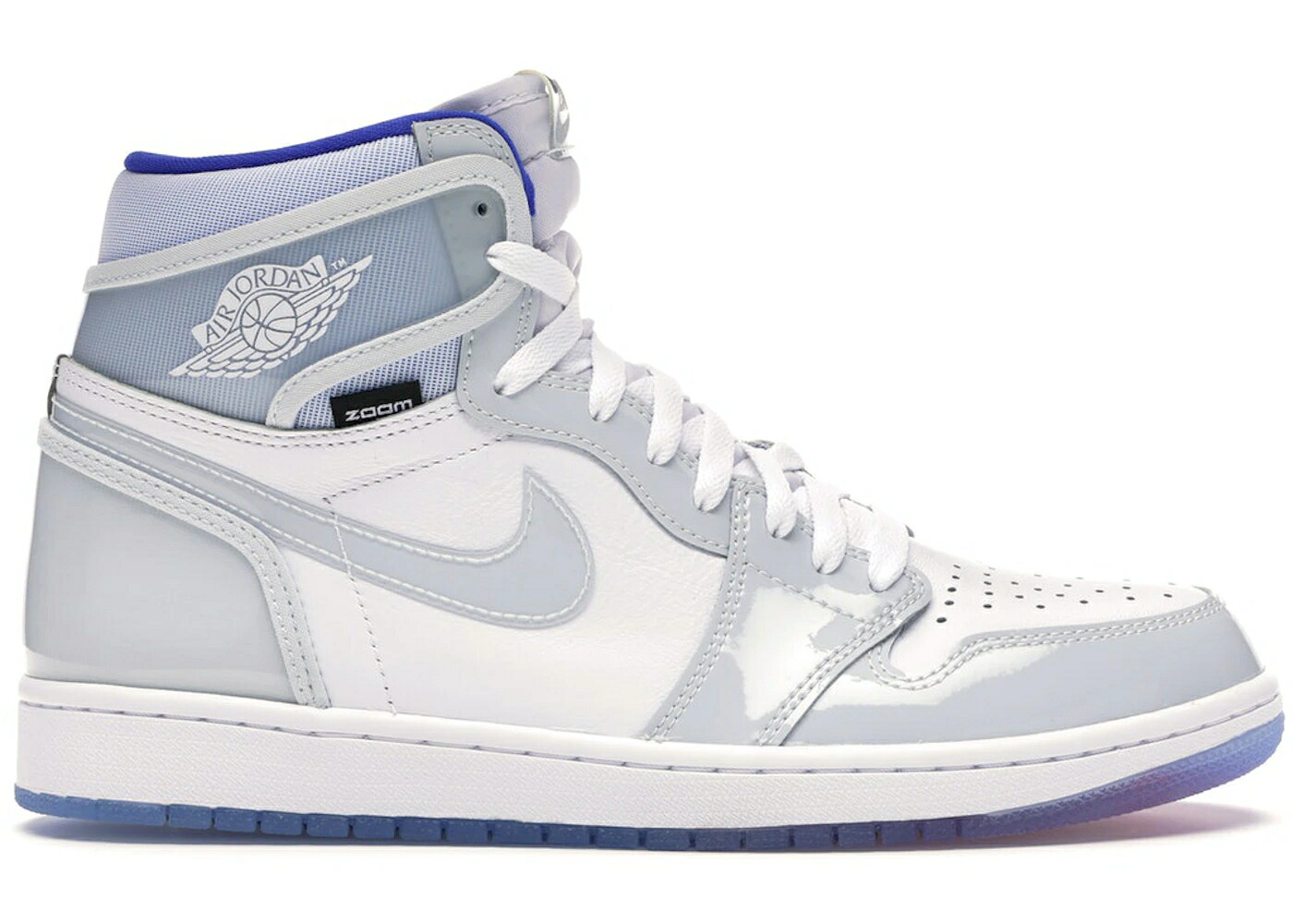 ナイキ ジョーダン ご機嫌 望遠レンズ 白いこと 白いこと 青碧 青色 スニーカー メンズ JORDAN 1 RETRO HIGH ZOOM WHITE RACER BLUE / WHITE RACER BLUE WHITE 靴-スニーカー