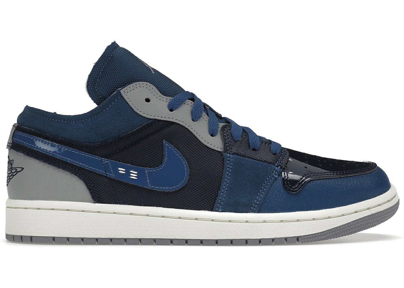ナイキ ジョーダン 青み 青色 白いこと 白いこと スニーカー メンズ JORDAN 1 LOW SE CRAFT OBSIDIAN FRENCH BLUE ASHEN SLATE WHITE / OBSIDIAN FRENCH BLUE ASHEN SLATE