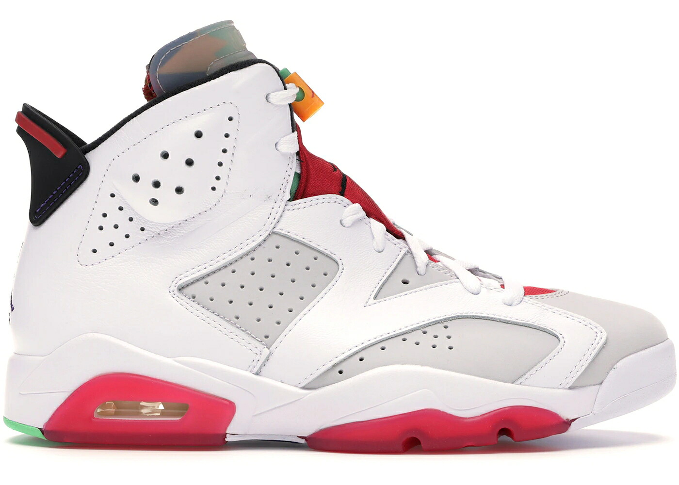 ナイキ ジョーダン 薄墨色 薄墨色 白いこと 白いこと 赤 赤いこと スニーカー メンズ JORDAN 6 RETRO HARE / NEUTRAL GREY WHITE TRUE RED