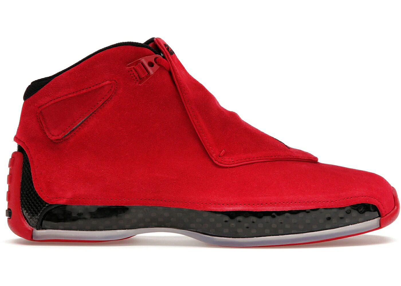 ナイキ ジョーダン 赤 レッド 黒色 ブラック スニーカー メンズ JORDAN 18 RETRO TORO / GYM RED BLACK|スニケス