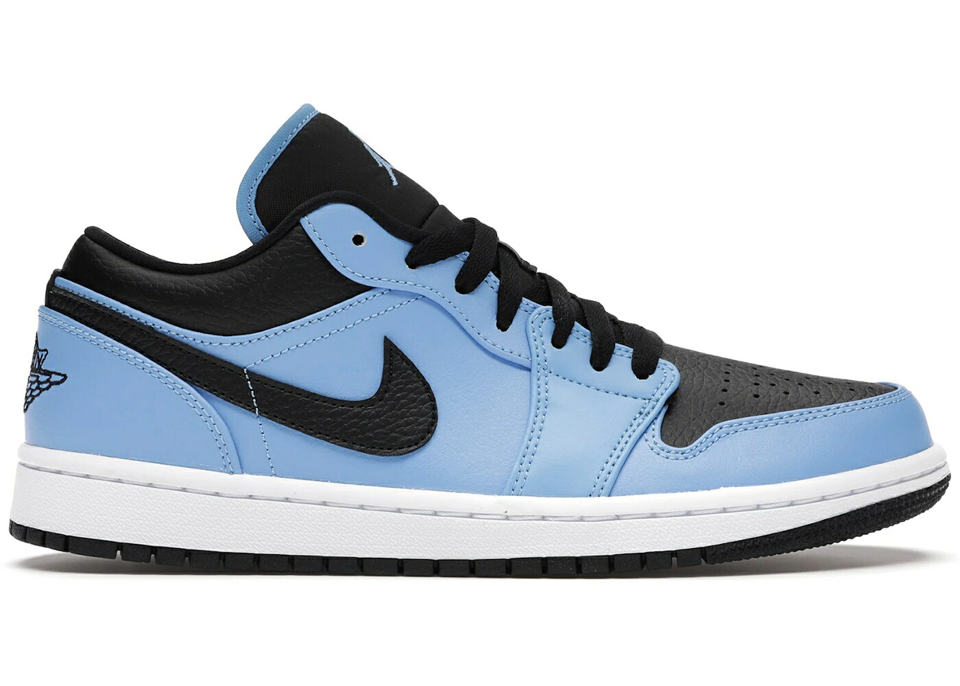 ナイキ ジョーダン 青色 ブルー 黒色 ブラック 白色 ホワイト スニーカー メンズ JORDAN 1 LOW UNIVERSITY BLUE BLACK / UNIVERSITY BLUE BLACK WHITE