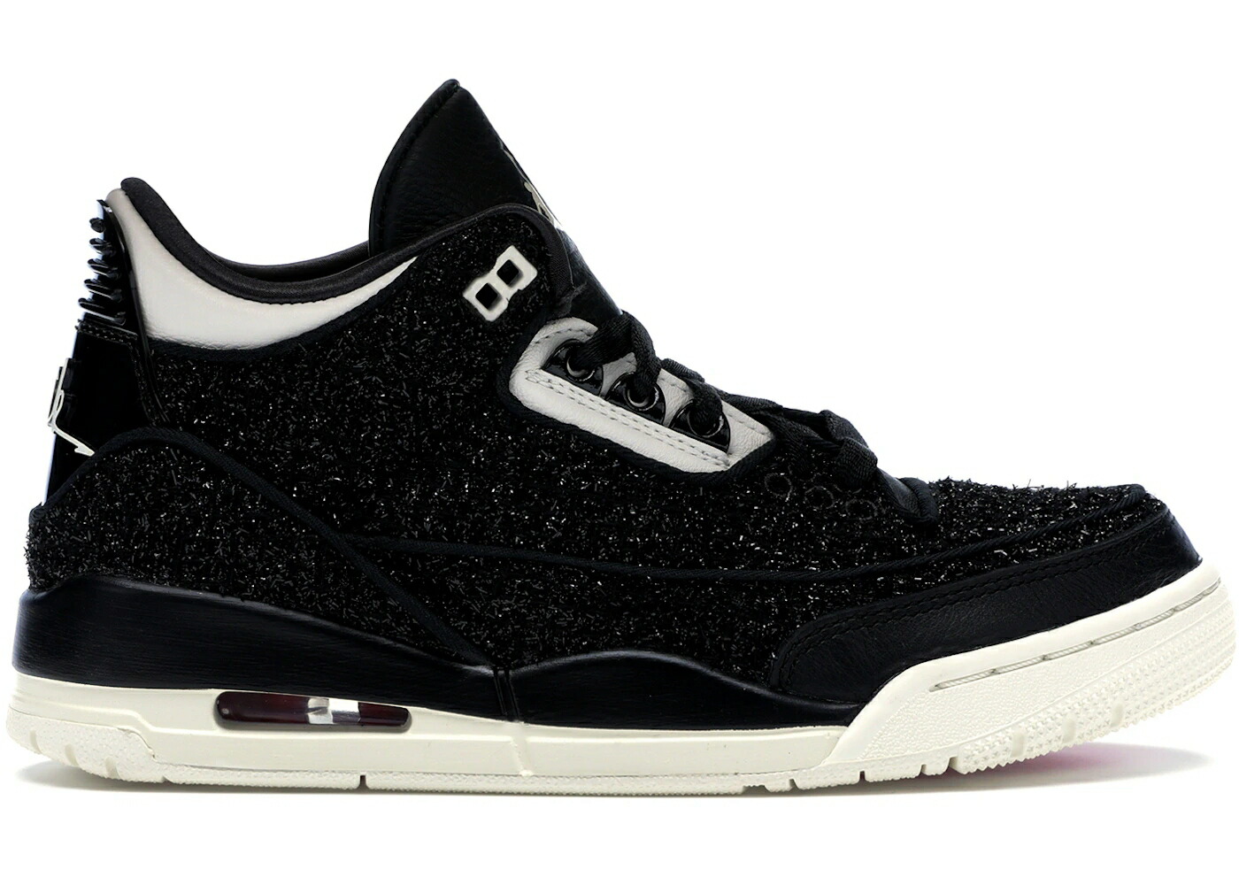 ナイキ ジョーダン 黒色 ブラック WOMEN スニーカー レディース JORDAN 3 RETRO AWOK VOGUE BLACK (WOMEN) / BLACK SAIL