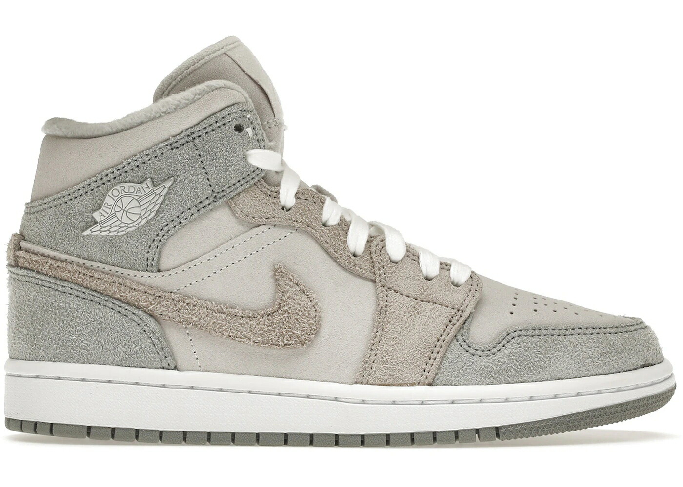 ナイキ ジョーダン ミッド 薄墨色 薄墨色 WOMEN\u0027S スニーカー レディース JORDAN 1 MID SE PARTICLE GREY (WOMEN\u0027S) / PARTICLE GREY PARTICLE GREY