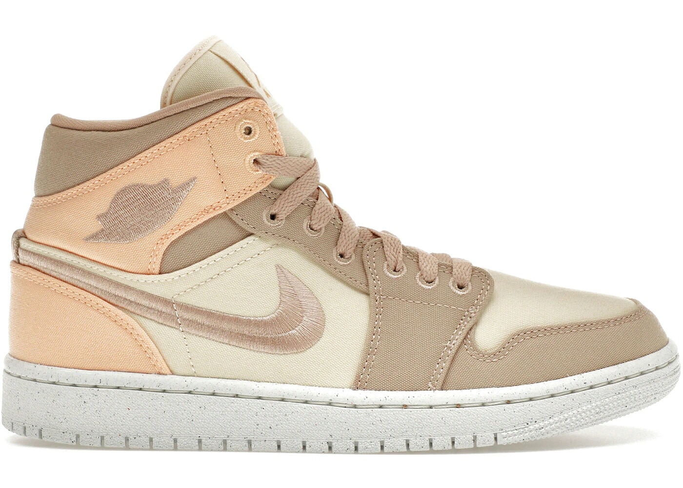 ナイキ ジョーダン ミッド カーキ ゴールド WOMEN\u0027S スニーカー レディース JORDAN 1 MID SE CANVAS KHAKI (WOMEN\u0027S) / MUSLIN CELESTIAL GOLD SAIL