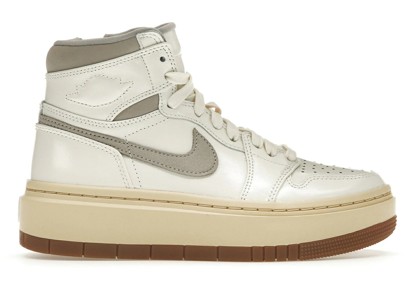 ナイキ ジョーダン ハイ カレッジ 灰色 グレー WOMEN'S スニーカー レディース JORDAN 1 ELEVATE HIGH COLLEGE GREY (WOMEN'S) / SAIL PALE VANILLA GUM MEDIUM